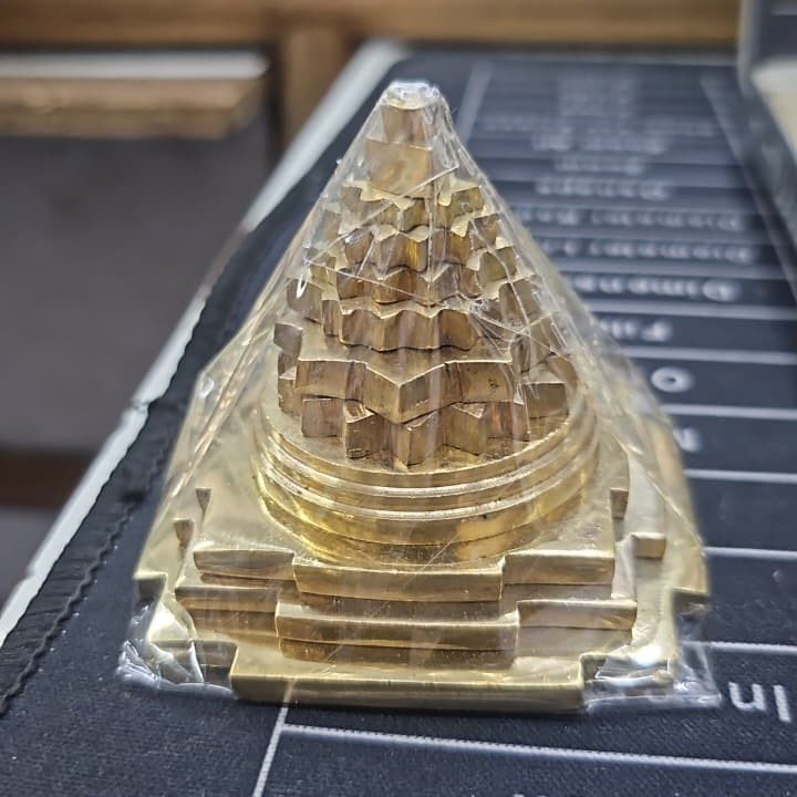 Panchdhatu Meru Shree Yantra (3D Sri Chakra)